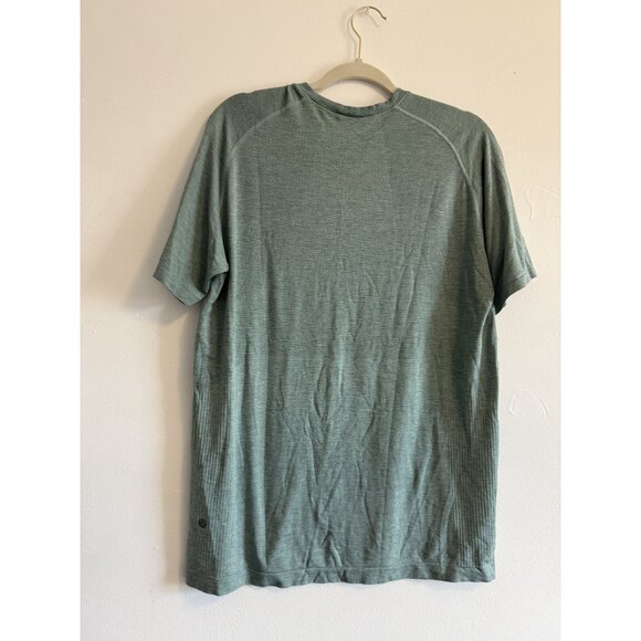 Lululemon Men's Metal‎ vent tech Teal Green Tee Size Large Athleisure - Picture 3 of 4